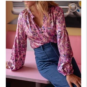 Floral Pink Women's Top